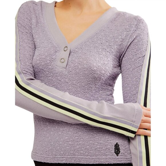 NWT FP Movement Recovery Layer Purple Textured Top - Picture 7 of 10